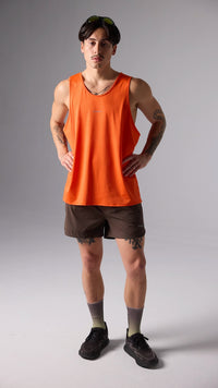 INTENSE ORANGE RUNNING TANK TOP