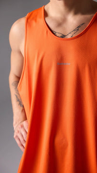 INTENSE ORANGE RUNNING TANK TOP