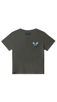 CAMISETA KIDS CLASSIC CAQUI