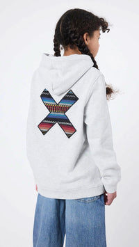 SUDADERA CON CAPUCHA KIDS CLASSIC LIGHT GREY MELANGE