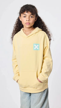 LIGHT YELLOW NATURE KIDS HOODIE