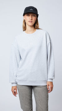 LIGHT GREY MELANGE BONFIRE CREW