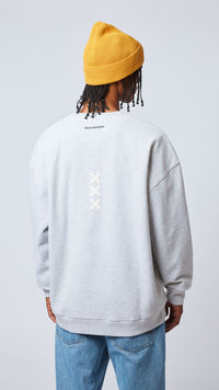 LIGHT GREY MELANGE BONFIRE CREW