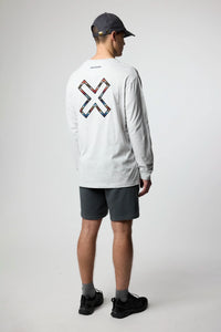 LIGHT GREY MELANGE KARMA LS TEE