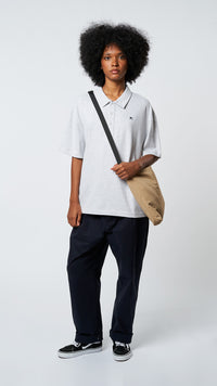 POLO PATCH LIGHT GREY MELANGE