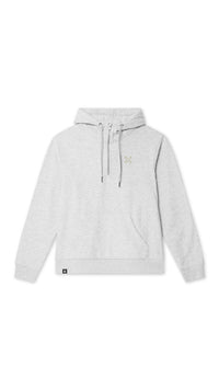 LIGHT GREY MELANGE REEF HALF ZIP HOODIE