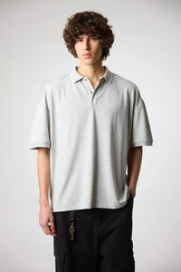 LIGHT GREY MELANGE WHEELS POLO