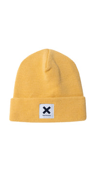 LIGHT YELLOW ICONIC BEANIE