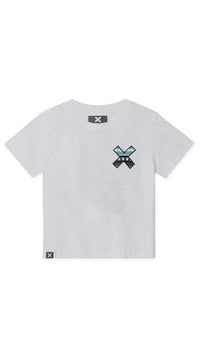 LIGHT GREY MELANGE CLASSIC KIDS TEE