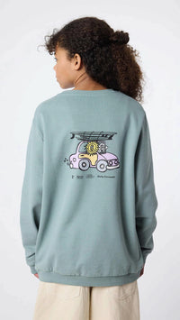 SUDADERA KIDS FORECAST MENTA