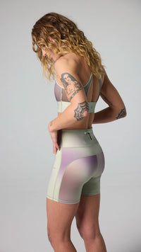 MULTICOLOR ACTIVE WOMAN SHORT LEGGINS