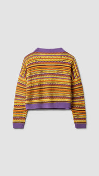 MULTICOLOR LUPE WOMAN CARDIGAN