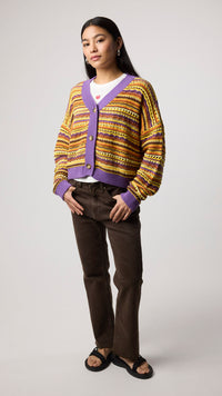 MULTICOLOR LUPE WOMAN CARDIGAN