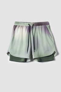 MULTICOLOR TRAIL SHORTS