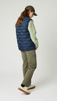 NAVY BLIZZARD PUFFER VEST