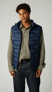 NAVY BLIZZARD PUFFER VEST