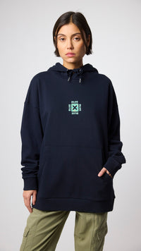 NAVY FOAM HOODIE