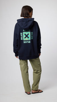 NAVY FOAM HOODIE