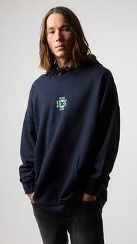 NAVY FOAM HOODIE