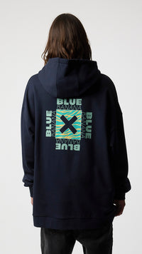 NAVY FOAM HOODIE