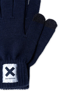 NAVY ICONIC GLOVES