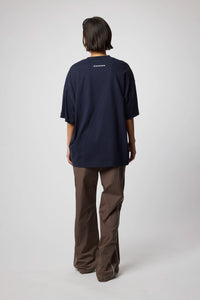 NAVY PATCH TEE