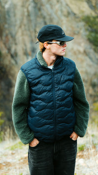 NAVY BLIZZARD PUFFER VEST