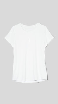 FOAM WHITE TRAIN WOMAN TEE