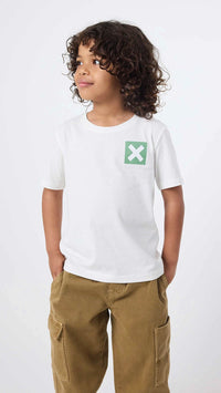 CAMISETA KIDS NATURE BLANCO ROTO