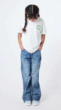 CAMISETA KIDS NATURE BLANCO ROTO