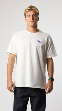 CAMISETA BLOCK BLANCO ROTO