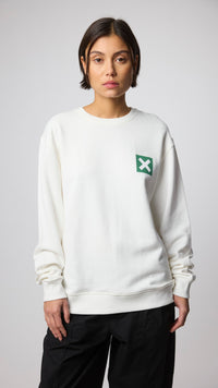 SUDADERA NATURE BLANCO ROTO