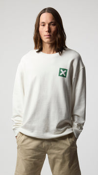 SUDADERA NATURE BLANCO ROTO