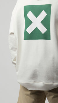 SUDADERA NATURE BLANCO ROTO