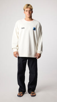 SUDADERA SWING BLANCO ROTO