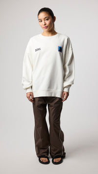 SUDADERA SWING BLANCO ROTO