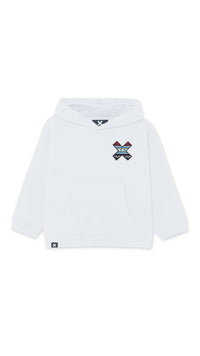 SUDADERA CON CAPUCHA KIDS CLASSIC BLANCO ROTO