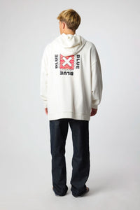 SUDADERA CON CAPUCHA FOAM BLANCO ROTO