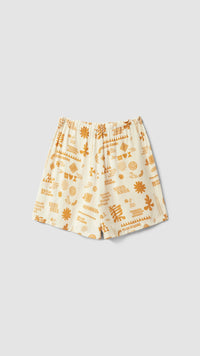 ECRU TILE WOMAN SHORTS