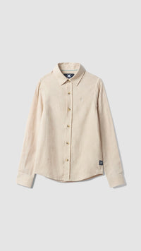 ECRU LINEN KIDS SHIRT