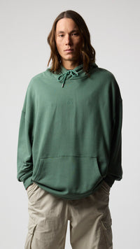 SUDADERA CON CAPUCHA BONFIRE PINE GREEN