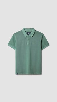 PINE GREEN ICONIC POLO