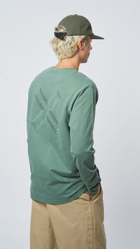 PINE GREEN REEF LS TEE