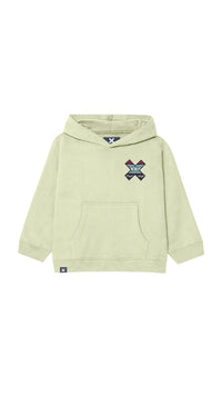 SUDADERA CON CAPUCHA KIDS CLASSIC PISTACHO