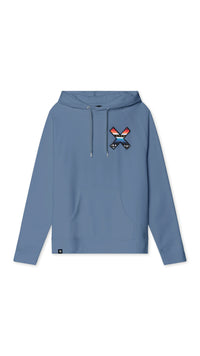 SUDADERA CON CAPUCHA CLASSIC SKY BLUE