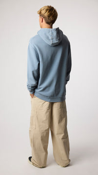 SUDADERA CON CAPUCHA ICONIC SKY BLUE