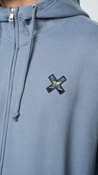 SKY BLUE NEDERLAND FULL ZIP HOODIE