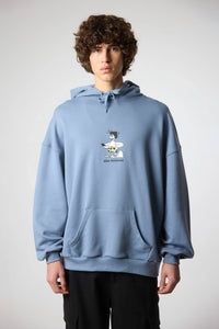 SKY BLUE WIPEOUT HOODIE