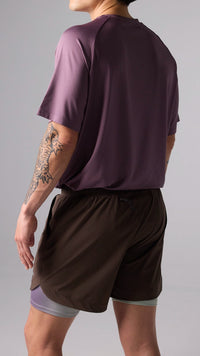 PANTALÓN CORTO TRAIL SOLID BROWN