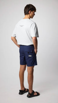 NAVY WAVE SHORTS